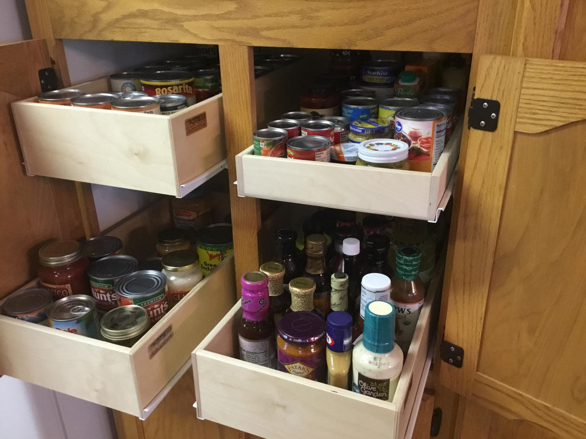 Installing Sliding Shelves in a Pantry - Southern Hospitality