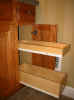 shelves that slide custom made